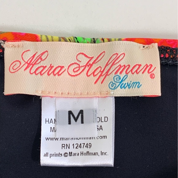 Mara Hoffman Floral Bikini 2 pic.Size Top L Botton M .Pre-Owned.Good Conditions - Picture 3 of 10